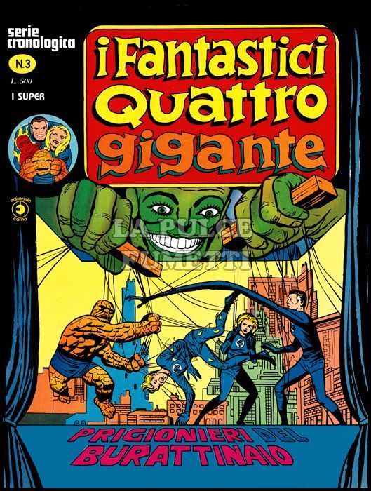 FANTASTICI QUATTRO GIGANTE #     3: PRIGIONIERI DEL BURATTINAIO